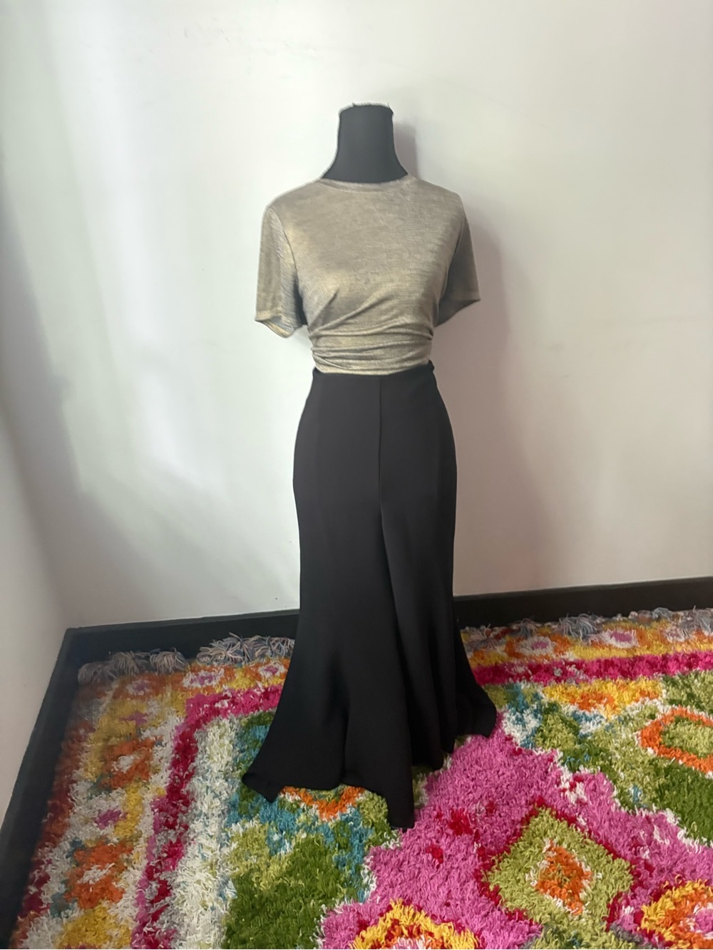 Anthropologie High Waisted Culottes with Wavy bottom